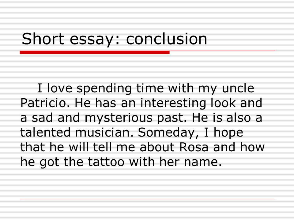 essay about love conclusion